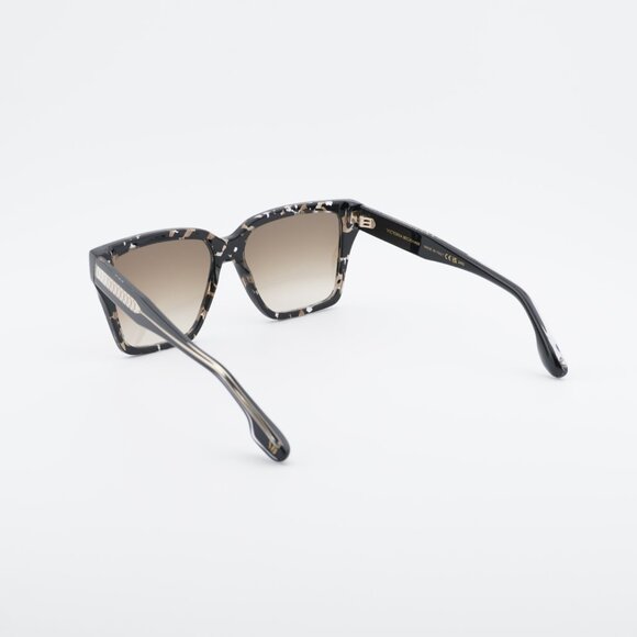 Victoria Beckham VB672S 010 Sunglasses Havana Square Frame, Smoke Lenses main image 8